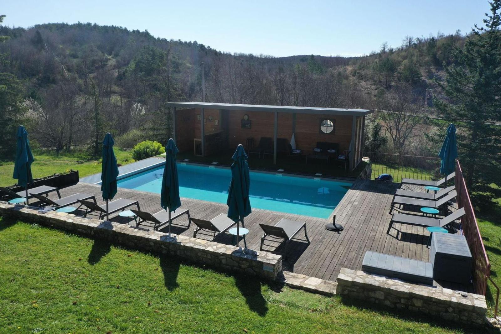 Le Domaine De Piedmoure, Gites Et Chambres, Piscine, Terrasses Privatives Sault Exterior foto